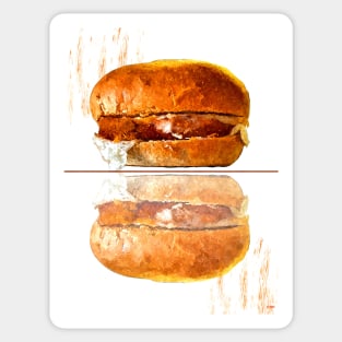 Burger Sticker